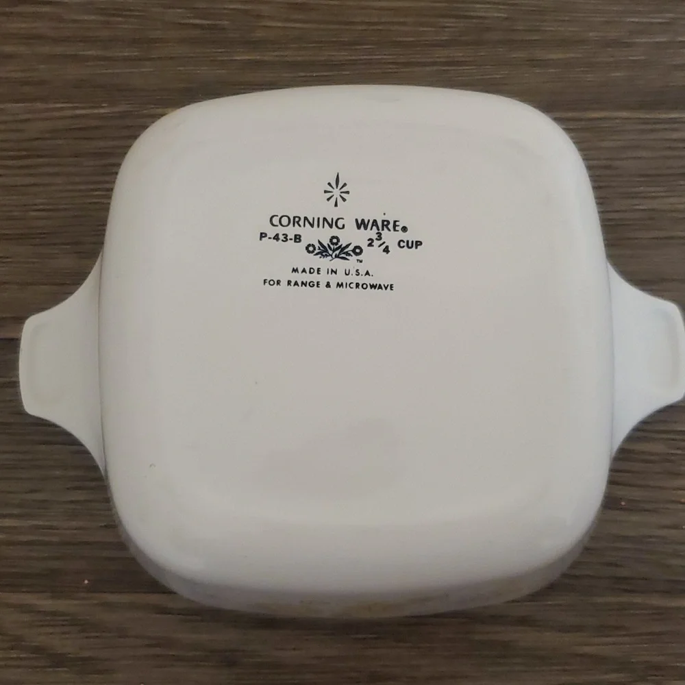 Corning Ware Floral Bouquet Vintage Mini Casserole Dish